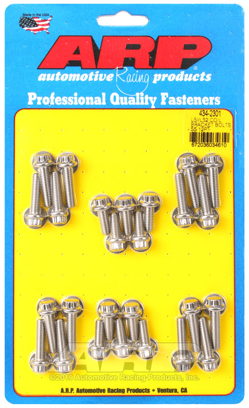 ARP LS1 LS2 SS 12pt Coil Bracket Bolt Kit - Bull Strap