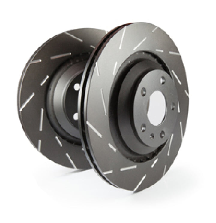 EBC 2019+ Hyundai Veloster (2nd Gen) N 2.0T USR Slotted Rear Rotors - Bull Strap