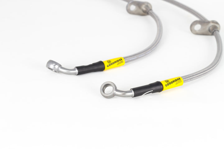 Goodridge 12-15 Chevrolet Camaro (ZL1 Only) Stainless Steel Brake Line Kit - Bull Strap