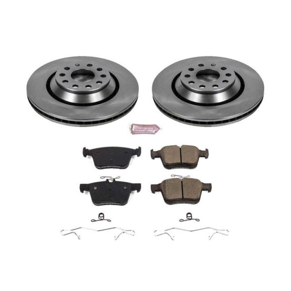 Power Stop 17-18 Audi RS3 Rear Autospecialty Brake Kit - Bull Strap