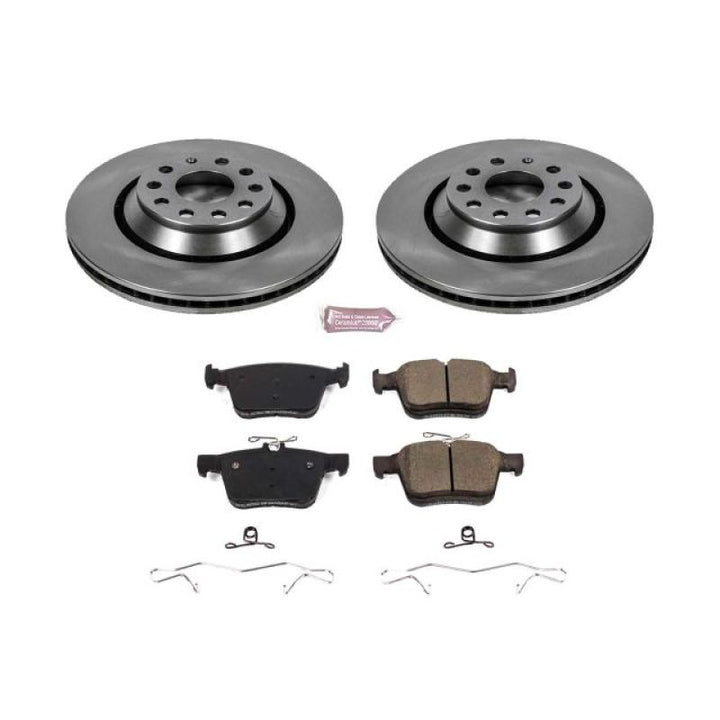 Power Stop 17-18 Audi RS3 Rear Autospecialty Brake Kit - Bull Strap