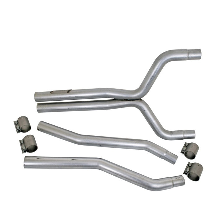 BBK 10-15 Camaro LS3 High Flow After Cat X Pipe - 2-3/4 - Bull Strap