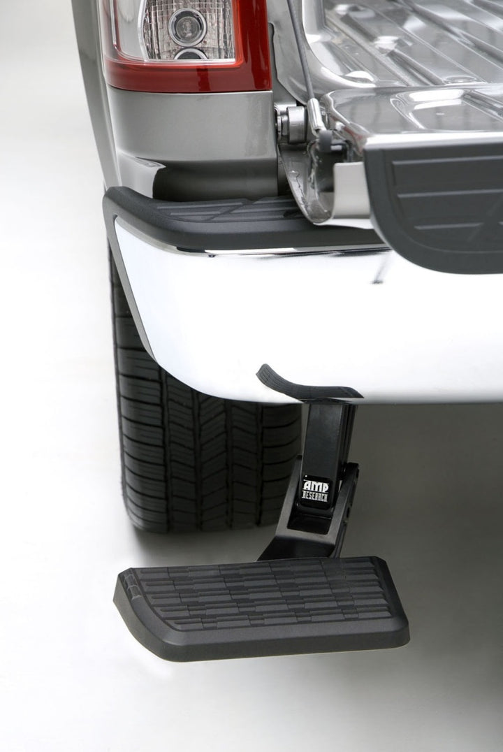 AMP Research 2007-2013 Chevrolet Silverado 1500 BedStep - Black - Bull Strap