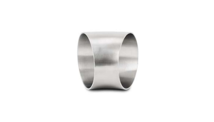 Vibrant 3in O.D. T304 SS 45 deg Mandrel Bend (3in Centerline Radius) - Bull Strap