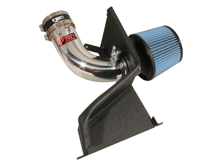 Injen 10-14 VW Golf 2.0L Turbo Diesel Polished Tuned Air Intake w/ MR Tech&Super Filter - Bull Strap