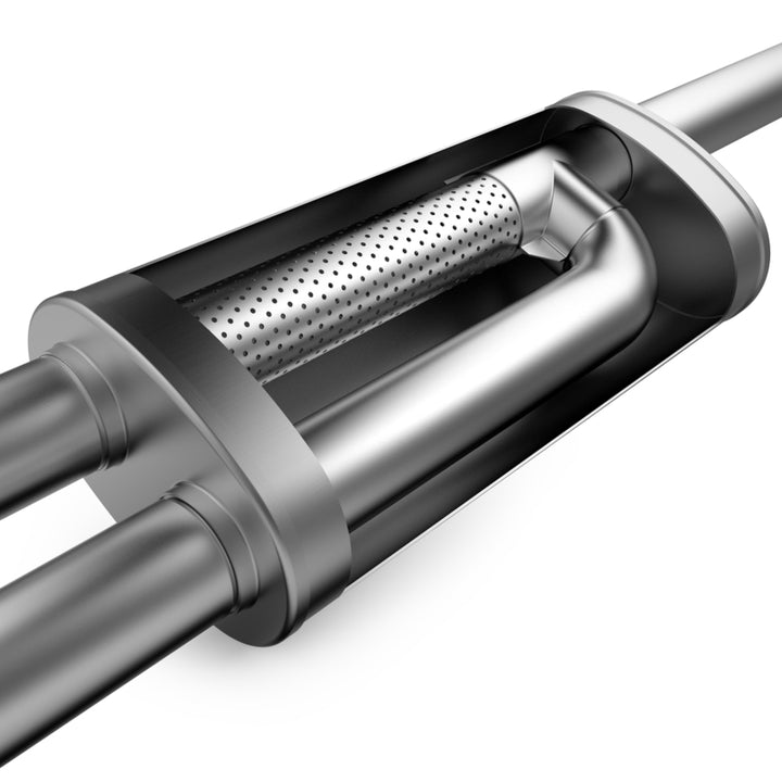 MagnaFlow 18-23 Jeep Wrangler JL 2.0L/3.6L Overland Series Axle-Back Exhaust - Bull Strap