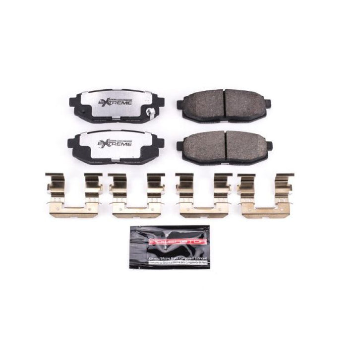 Power Stop 13-16 Scion FR-S Rear Z26 Extreme Street Brake Pads w/Hardware - Bull Strap