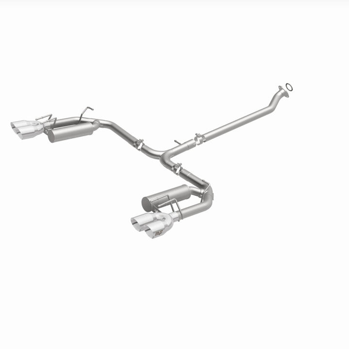 MagnaFlow 18-19 Toyota Camry XSE 2.5L (FWD) Street Series Cat-Back Exhaust w/4in Polished Quad Tips - Bull Strap