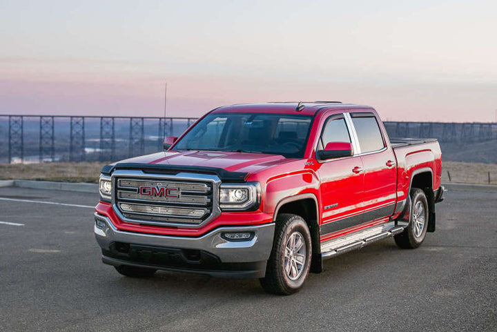 EGR 14+ GMC Sierra Superguard Hood Shield - Matte (301585) - Bull Strap