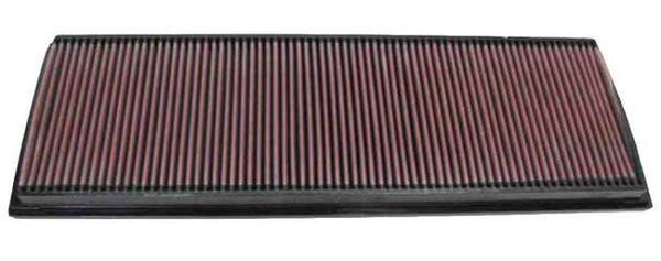 K&N 01 Porsche 911 3.6L F6 Twin Turbo Drop In Air Filter - Bull Strap