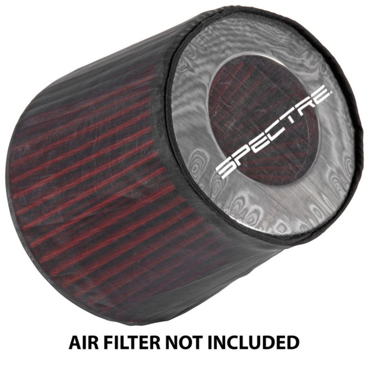 Spectre Universal Pre-Filter Wrap 6in. x 6.125in. - Black - Bull Strap
