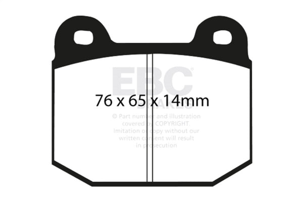 EBC 03-04 Infiniti G35 3.5 (Manual) (Brembo) Bluestuff Rear Brake Pads - Bull Strap