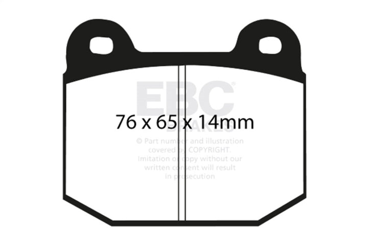 EBC 03-04 Infiniti G35 3.5 (Manual) (Brembo) Bluestuff Rear Brake Pads - Bull Strap