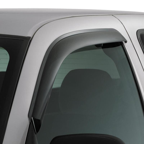 AVS 2018 Jeep Wrangler JL Ventvisor Outside Mount 2pc - Smoke - Bull Strap