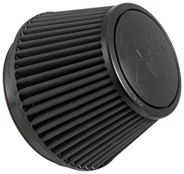 K&N Universal Rubber Filter Round Tapered 6in Flange ID x 7.5in Base OD x 5.25in Top OD x 6.75in H - Bull Strap