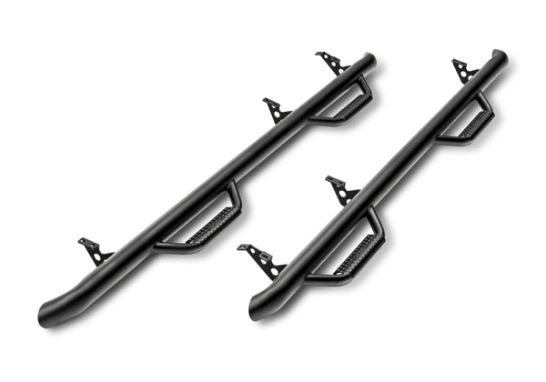 N-Fab Nerf Step 10-17 Toyota SR5 10-13 4 Runner Limited SUV 4 Door - Tex. Black - W2W - 2in - Bull Strap