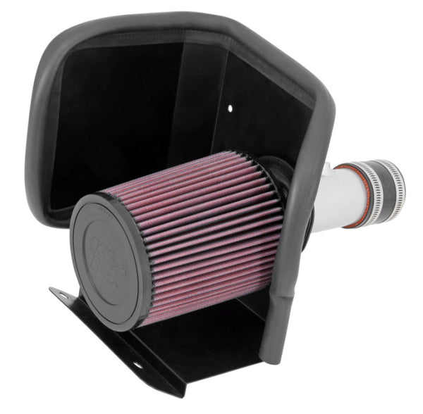 K&N 13-14 Dodge Dart 1.4L Silver Typhoon Performance Intake - Bull Strap