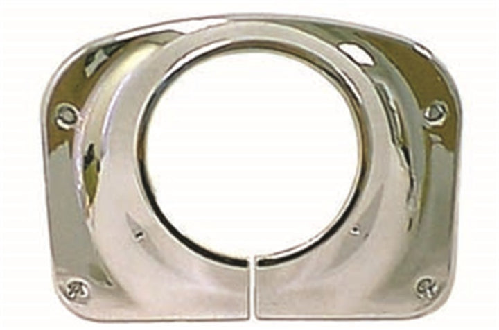 Rugged Ridge Steering Column Cover Chrome 76-86 Jeep CJ - Bull Strap