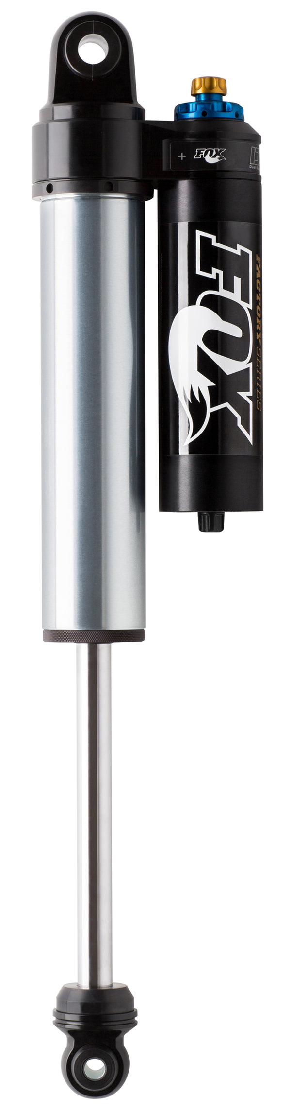 Fox 09+ Dodge 1500 4WD 2.5 Factory Series 9.8in. R/R Rear Shock Set w/DSC Adjuster / 0-1.5in. Lift - Bull Strap