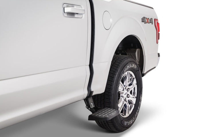 AMP Research 15-22 Ford F150 All Beds BedStep2 - Black - Bull Strap
