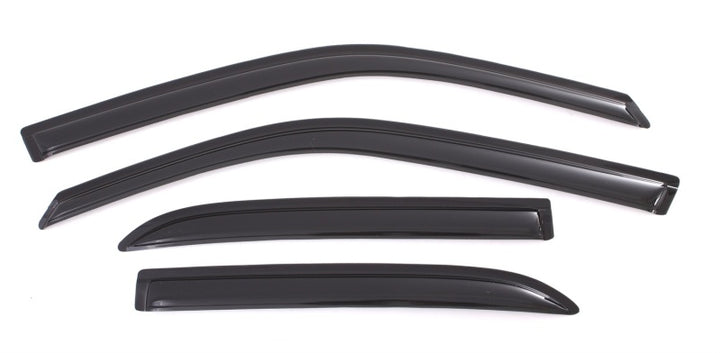 AVS 11-18 Chrysler 300 Ventvisor Outside Mount Window Deflectors 4pc - Smoke - Bull Strap