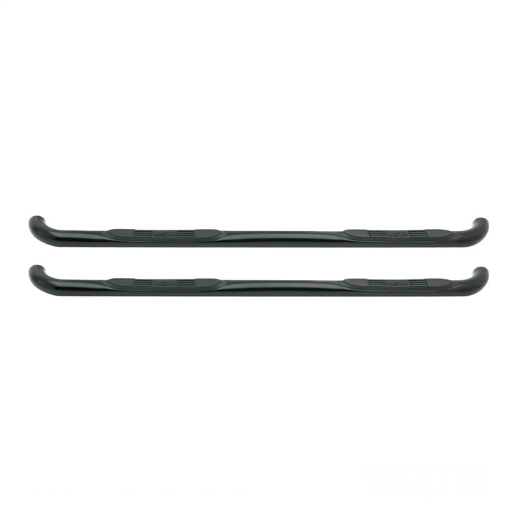 Westin 1980-1997 Ford F-Series Reg Cab (97 HD models only) E-Series 3 Nerf Step Bars - Black - Bull Strap