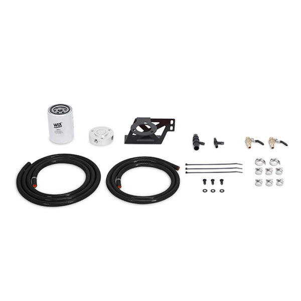 Mishimoto 08-10 Ford 6.4L Powerstroke Coolant Filtration Kit - Black - Bull Strap
