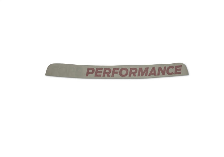 Ford Performance 2015-2017 Mustang Windshield Banner Ford Performance - White / Red - Bull Strap