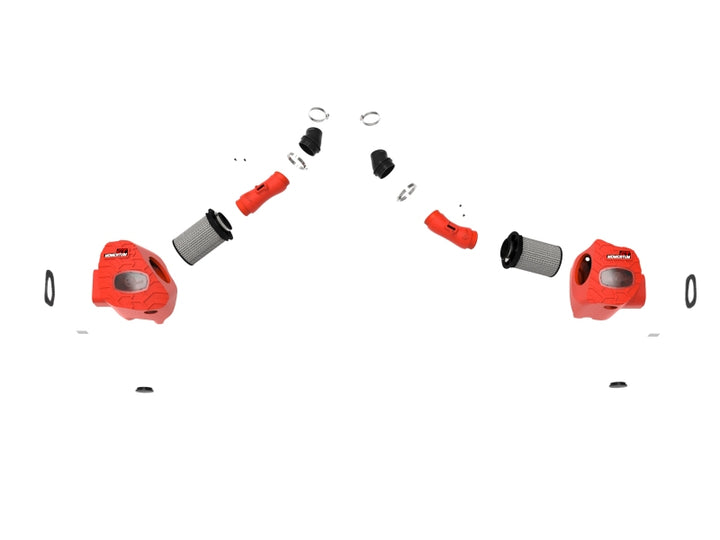 aFe POWER Momentum GT Pro Dry S Intake System 22-23 Toyota Tundra V6-3.4L (tt) Red Edition - Bull Strap