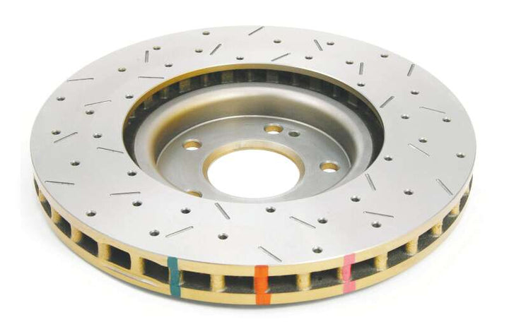 DBA 03-05 Evo 8/9 Front Drilled & Slotted 4000 Series Rotor - Bull Strap