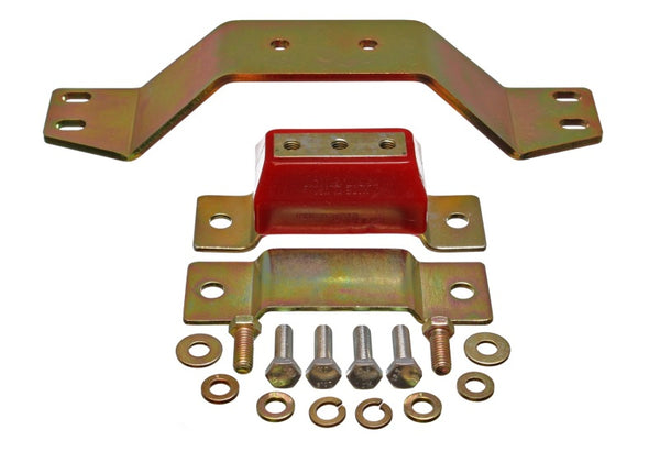 Energy Suspension 99-04 Ford Mustang 4.6L V8 Red Transmission Mounts - Bull Strap