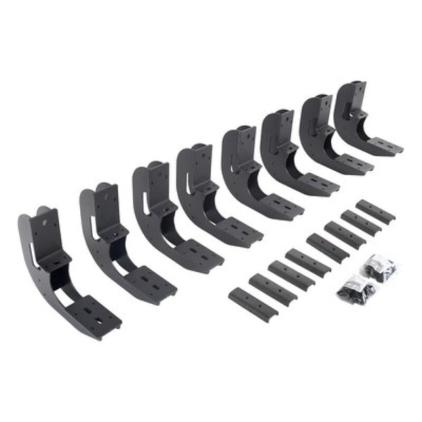 Go Rhino 19-22 Chevrolet Silverado 1500 CC Mtg Brackets (V-Series V3/RB10 Slim/RB20 Slim) - Tex. Blk - Bull Strap