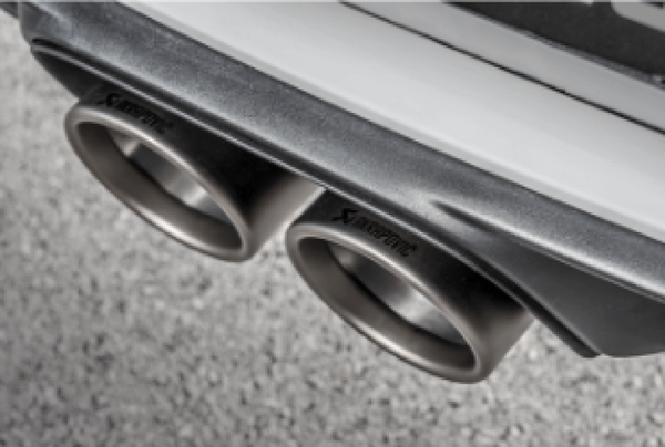 Akrapovic 2018 Porsche 911 GT3 RS (991.2) Tail Pipe Set (Titanium) - Bull Strap