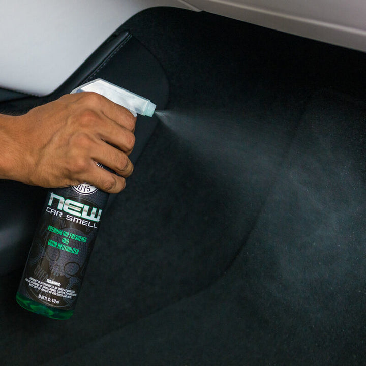 Chemical Guys New Car Smell Air Freshener & Odor Eliminator - 16oz - Bull Strap