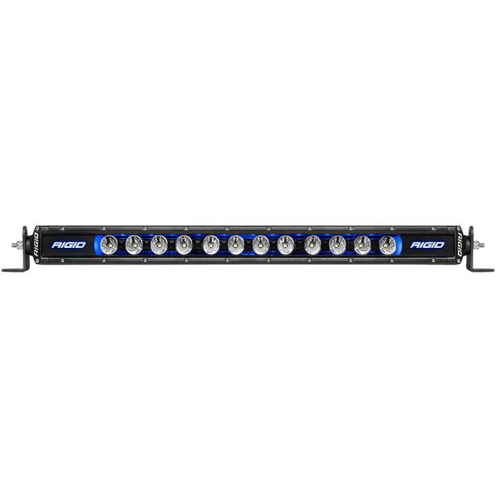 Rigid Industries 30in Radiance Plus SR-Series Single Row LED Light Bar with 8 Backlight Options - Bull Strap