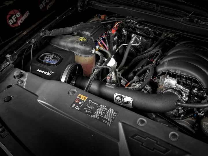 aFe POWER Momentum XP Pro 5R Intake System 14-18 GM Trucks/SUVs V8-5.3L - Bull Strap