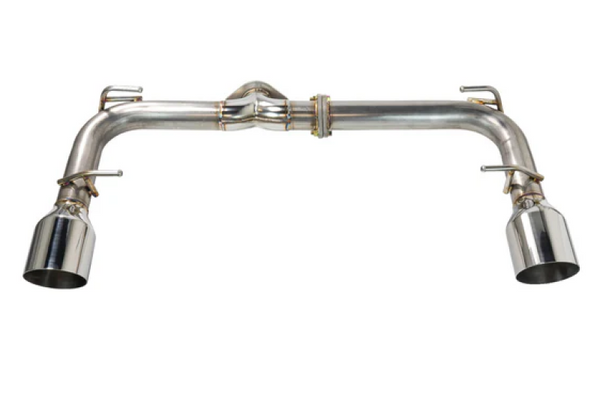 Remark 2022+ Subaru BRZ/Toyota GR86 Axle Back Exhaust w/Titanium Single Wall Tip - Bull Strap