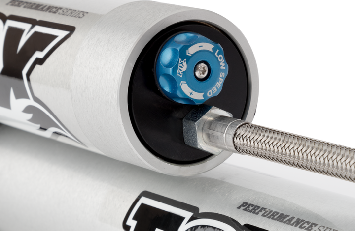 Fox 03+ 4Runner 2.0 Perf Series 9.1in. Smooth Body Remote Res. Rear Shock CD Adjuster / 0-1.5in Lift - Bull Strap