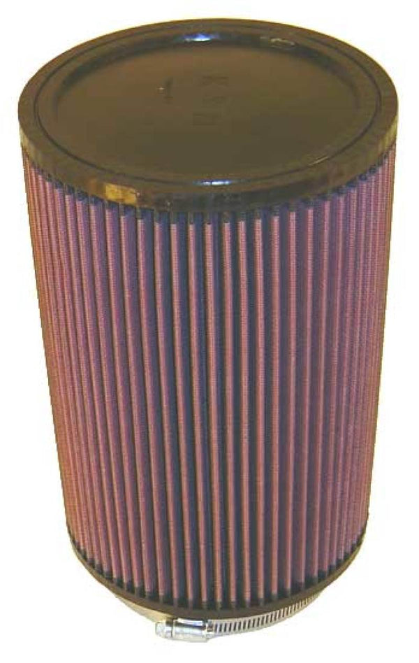K&N Filter Universal Rubber Filter 5in Flange ID / 6.5in OD / 10in Height - Bull Strap