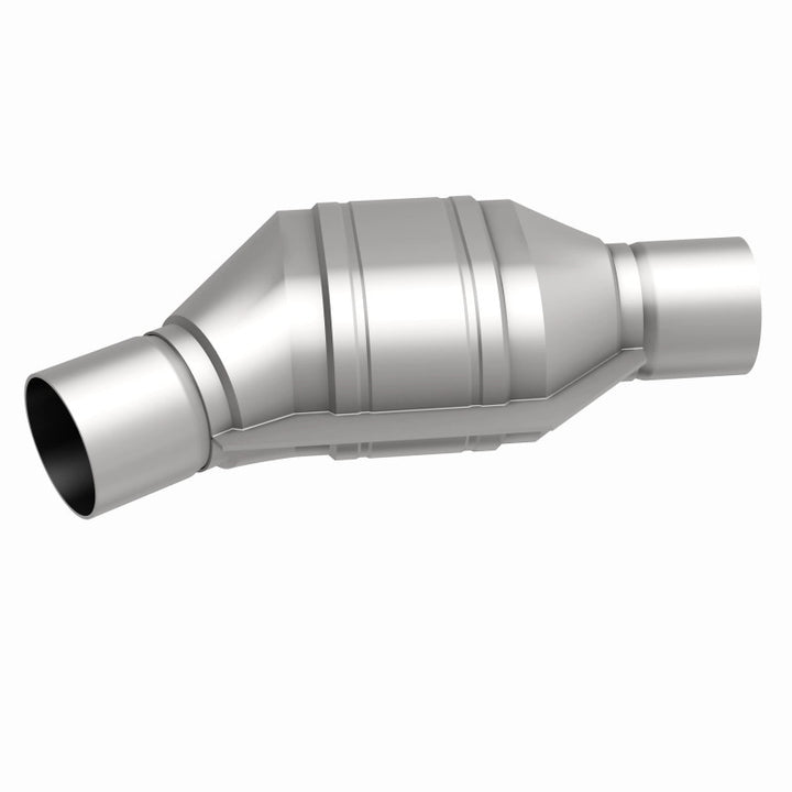 MagnaFlow Conv Univ 2.5 Angled Inlet - Bull Strap