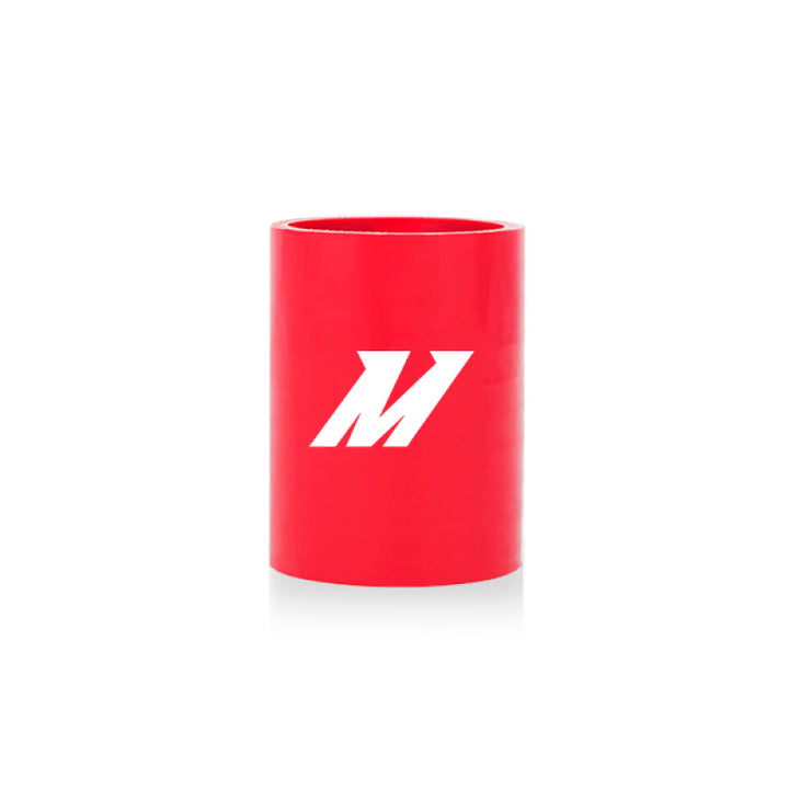 Mishimoto 2.0in Straight Coupler - Red - Bull Strap
