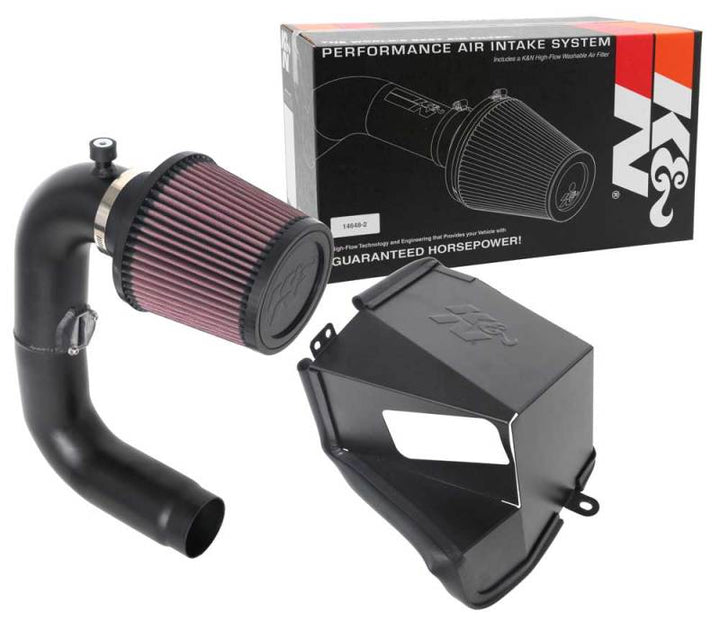 K&N 18-19 Subaru WRX 2.0L Turbo Typhoon Air Intake - Bull Strap
