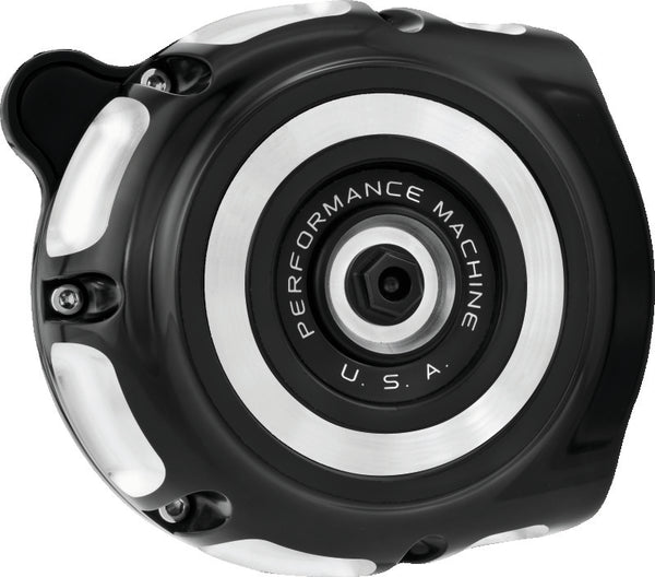 Performance Machine Vintage Air Cleaner - Contrast Cut - Bull Strap