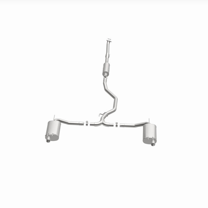 MagnaFlow CatBack 2018 Honda Accord L4 2.0LGAS 2.5in Dual Outlet Stainless Street Series Exhaust - Bull Strap