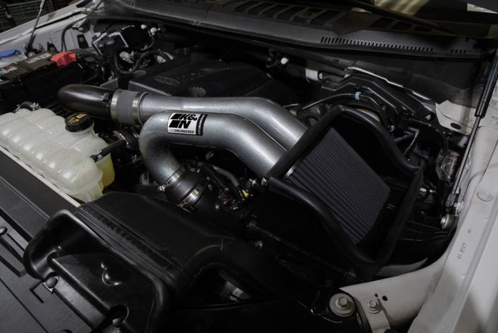 K&N 15-23 Ford F-150 (Incl. Raptor) 2.7L/3.5L V6 Performance Air Intake System - Bull Strap