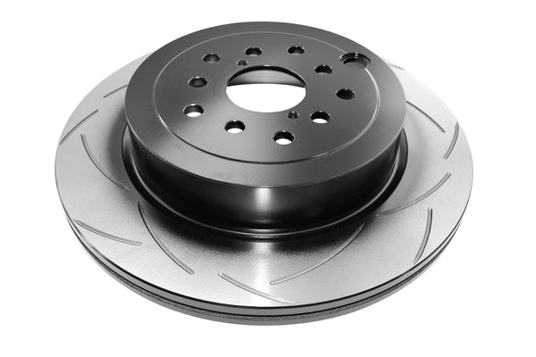 DBA 15-21 Subaru WRX STi / 11-21 Subaru BRZ w/Perf. Pkg. Rear Slotted Street Series Rotor - Bull Strap