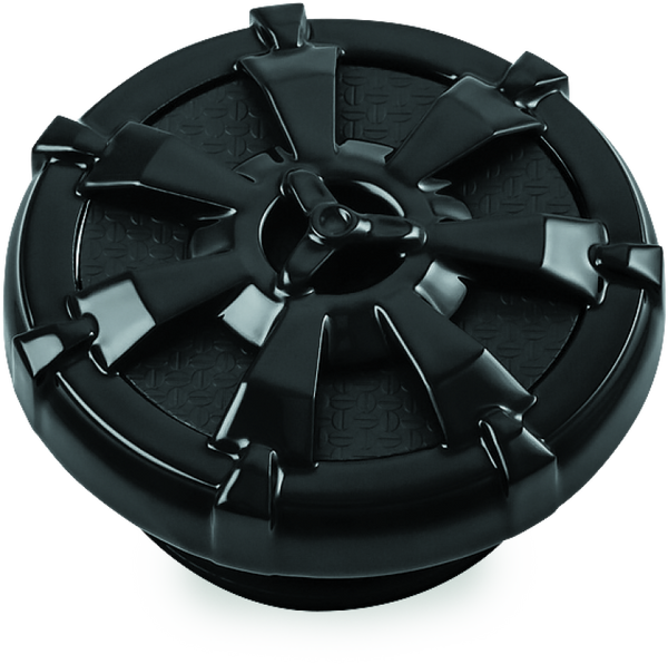 Kuryakyn Alley Cat Gas Cap Black - Bull Strap