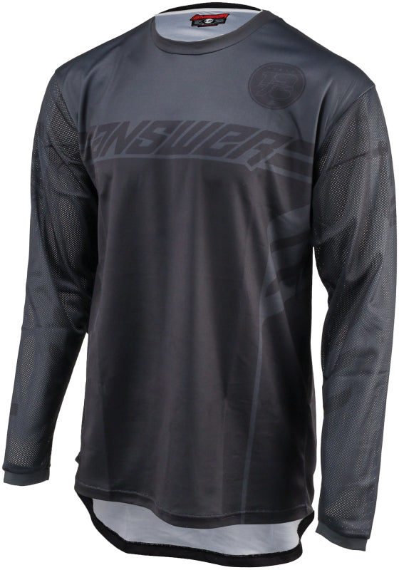 Answer 25 Arkon Nitrus Jersey Black/Grey - XL - Bull Strap