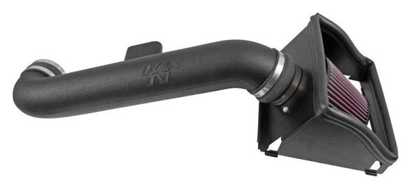 K&N 2015 Ford F-150 5.0L V8 Performance Intake Kit - Bull Strap