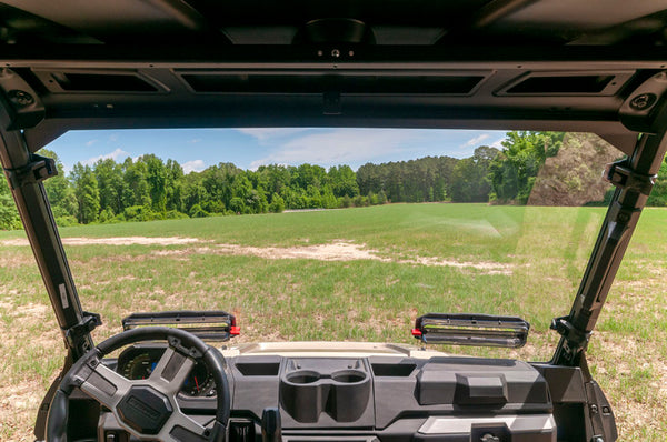 Seizmik 15-23 Polaris Ranger 500/ 570/ EV Mid-Size Profit Tool-Less Windshield Vented Poly UV - Bull Strap